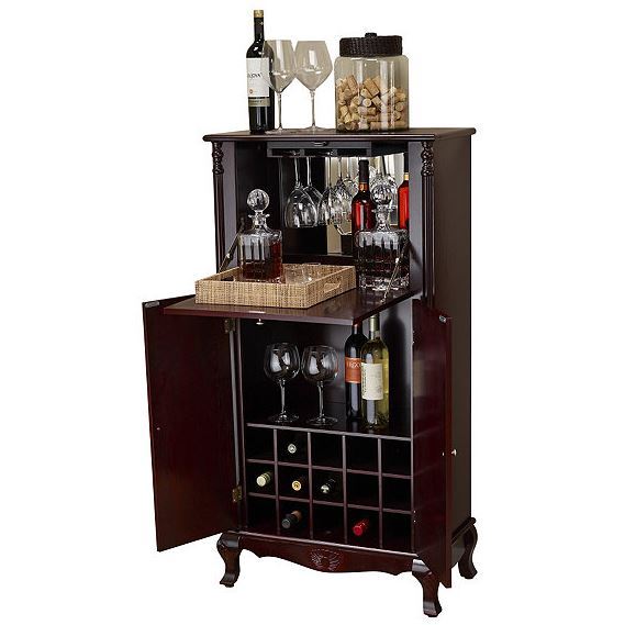 alcove Wine Cabinet Cherry