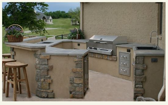Outdoor BarCounterKitchen Kit