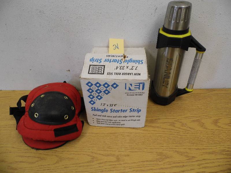Shingle Starter Strip, Stanley Thermos, Knee Pads
