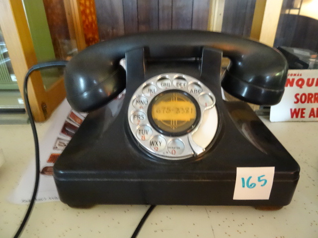 lot 165 image: Vintage Rotery Phone