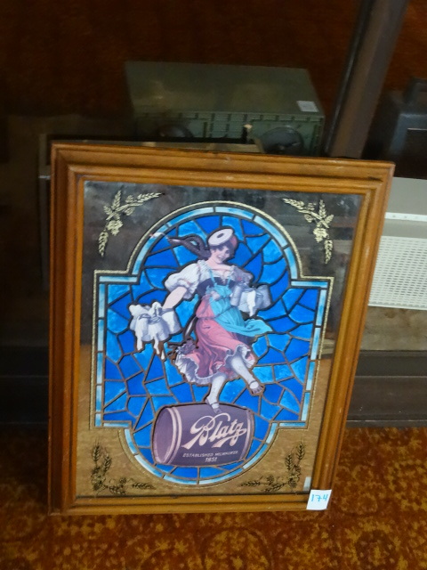 lot 174 image: Blatz Mirror