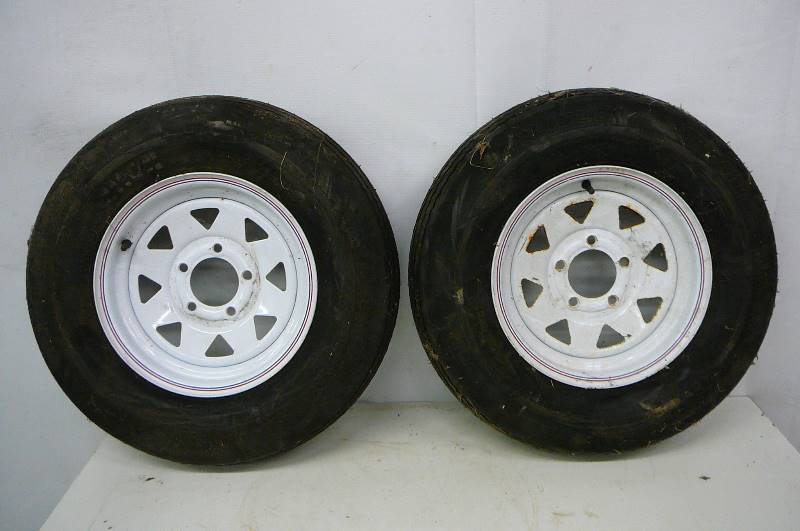 Wheel and Tire st17580 d13 Never used 5 hole 2 Count