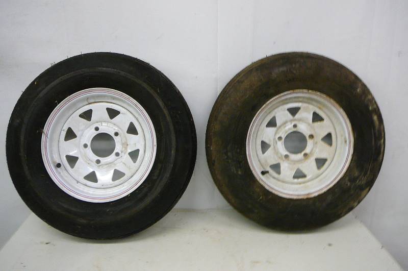 Wheel and Tire st17580 d13 Never used 5 hole 2 Count