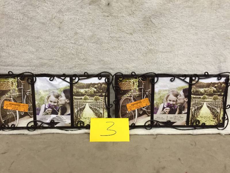Lot of 2 picture frames no glass