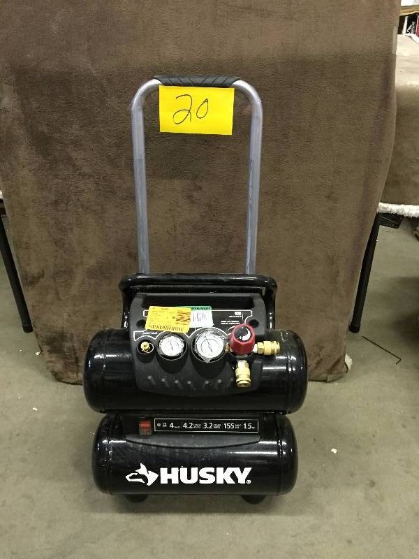 Husky Pancake stackable 4 gal Compressor