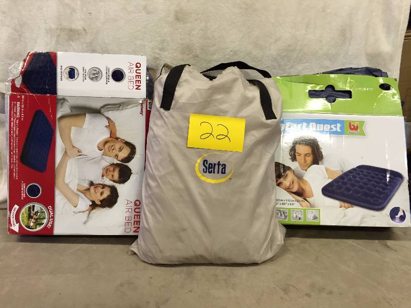 Lot of Inflatable Air Beds not inspected