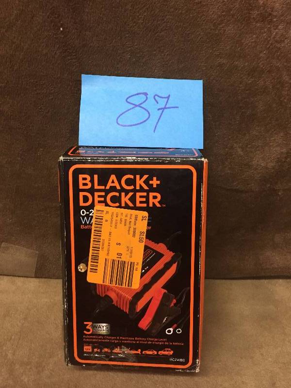 Black and Decker 2 Amp Waterproof Battery Maintainer