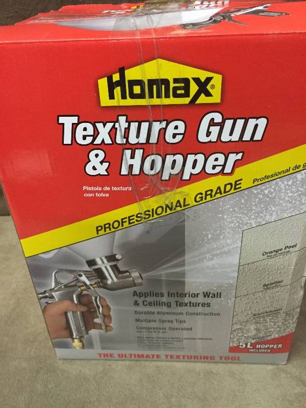 Texture Gun and Hopper