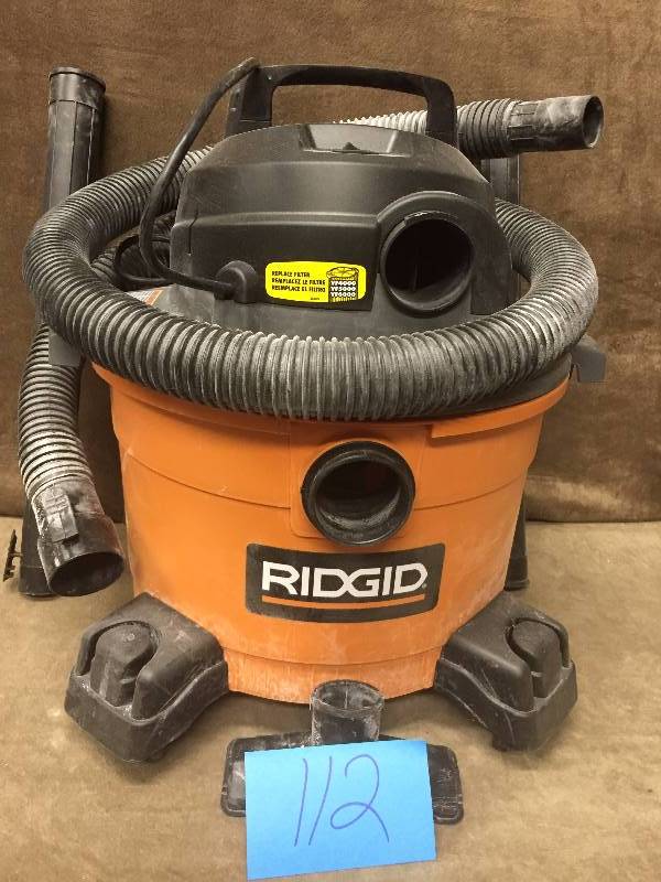 Ridgid 6 gal WetDry Vac used tested works