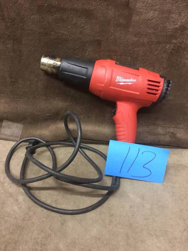 Milwaukee Heat gun- used tested works
