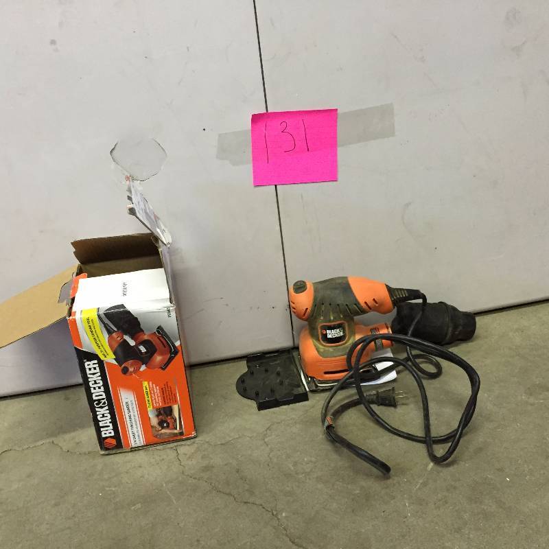 Black and Decker Palm Sander used works