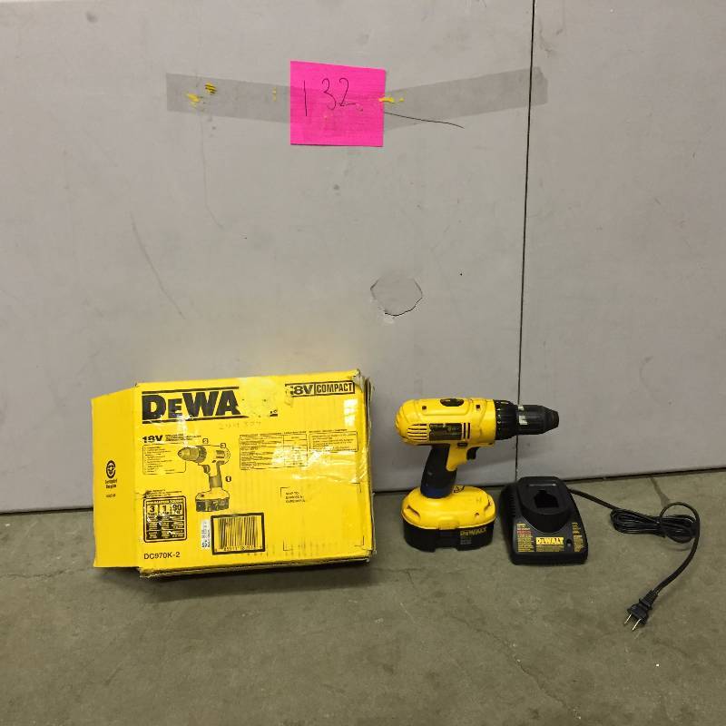 Dewalt DC970K-2 Drill Driver 18V Tested Woeks