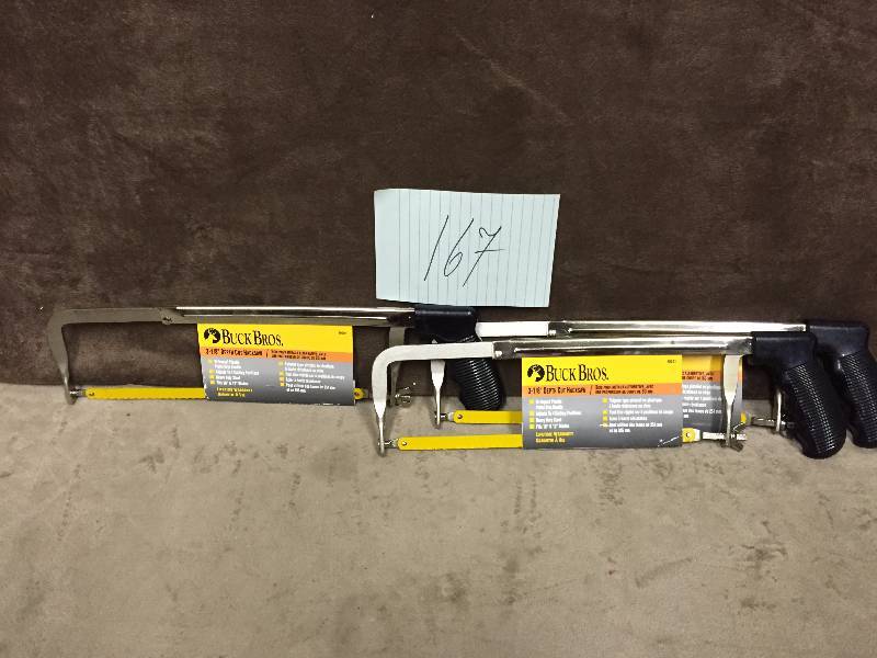 Lot of 3 Buck Bros Hacksaws New