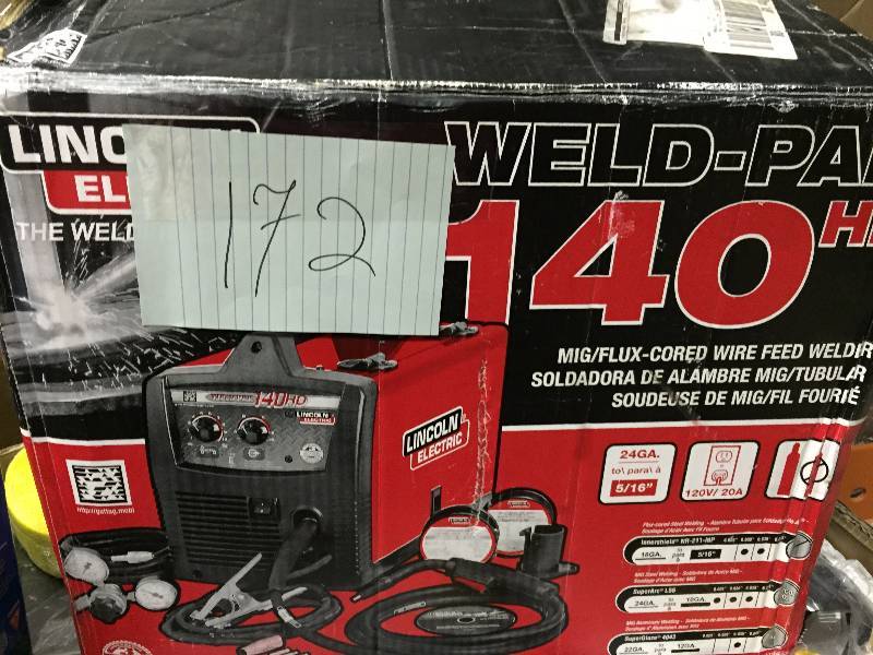 Lincoln Electric Welder- Weld pack 140 HD
