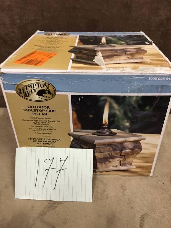 Outdoor Table Top Fire Pillar New