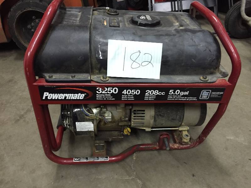 Powermate 3250 Generator - used - works but smokes a lot
