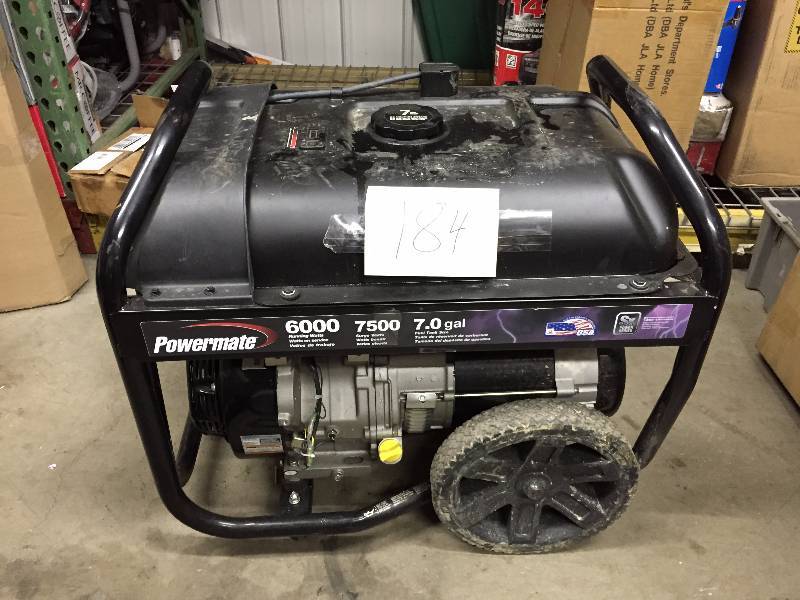 Powermate 6000 Generator works