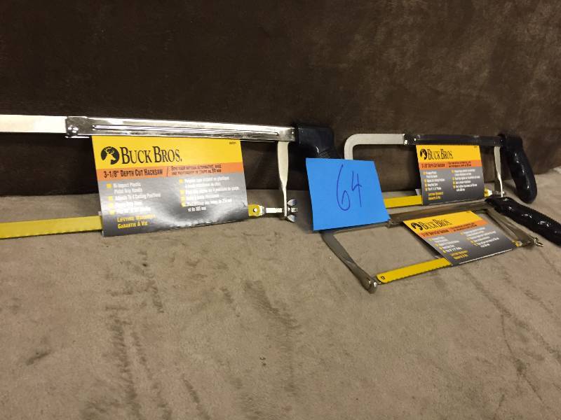 Lot of 3 Buck Bros Hacksaws New