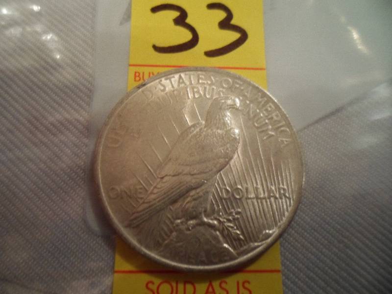 1922 Peace Silver Dollar Coin