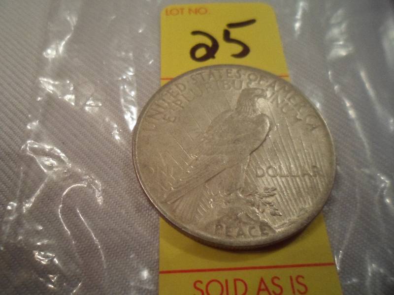 1922 Peace Silver Dollar Coin