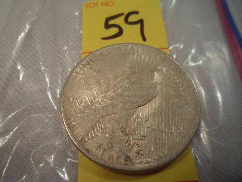 1922 Peace Silver Dollar Coin