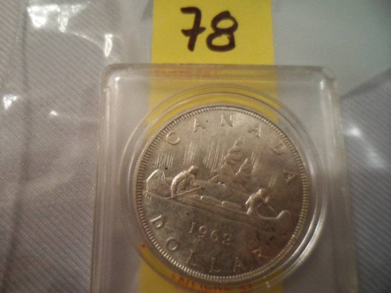 1962 Canadian Dollar Coin