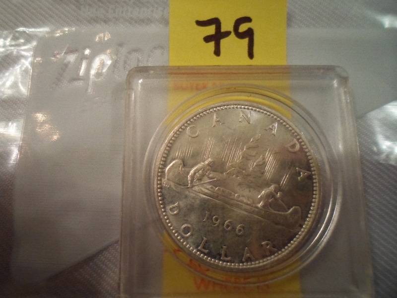 1966 Canadian Dollar Coin