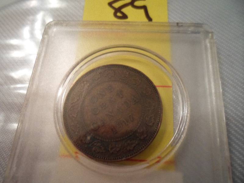 1917 Canadian 1 Cent Coin