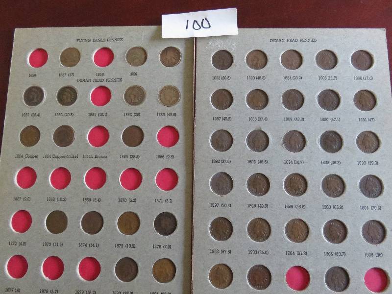 Indian Penny Coin Album