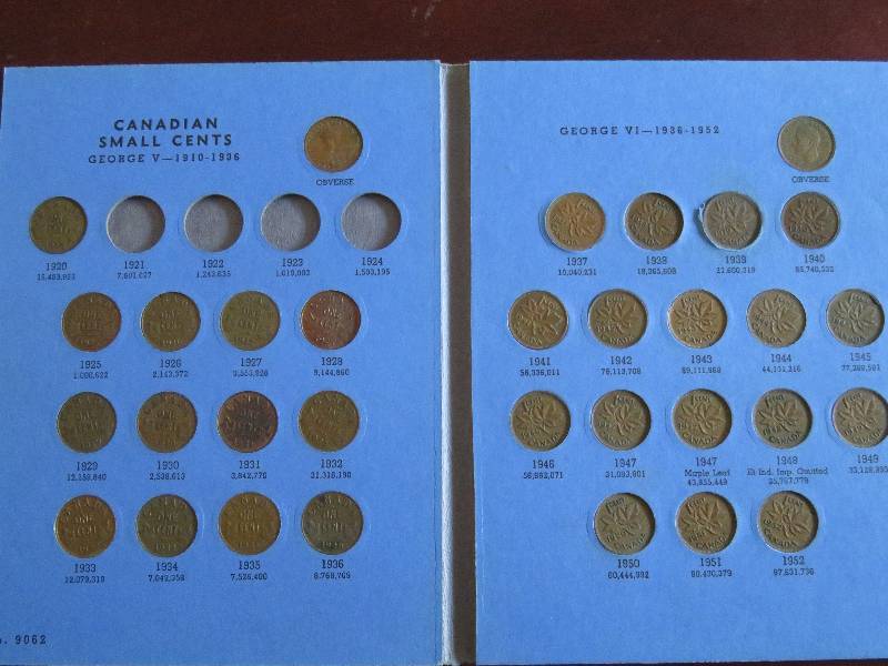Canadian Small Cent Collection