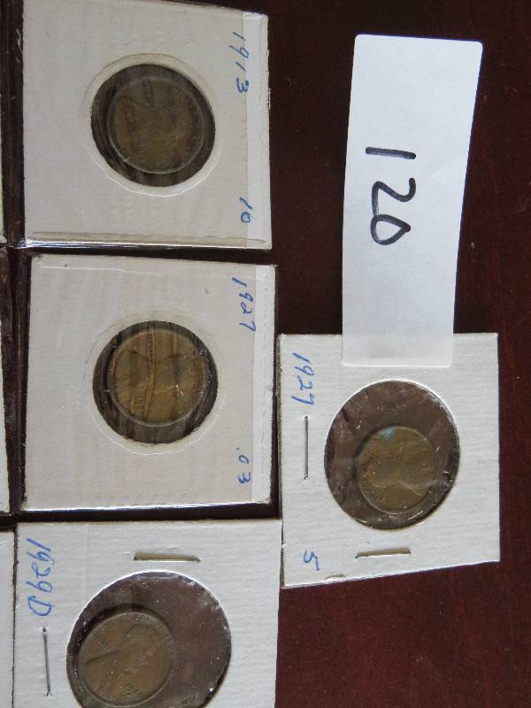 Lot of (10) Wheat Pennies