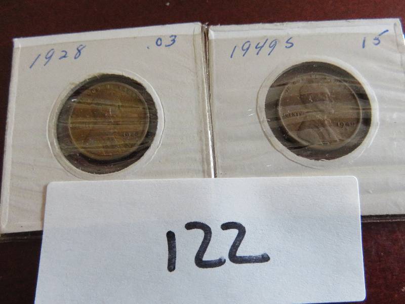 Lot of (2) Wheat Pennies