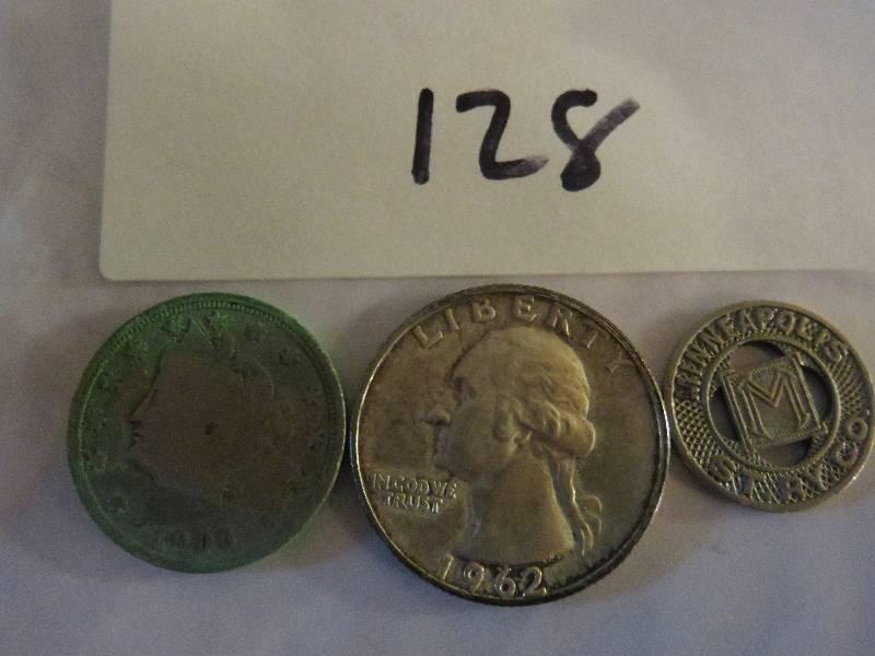 Lot of (3) coins