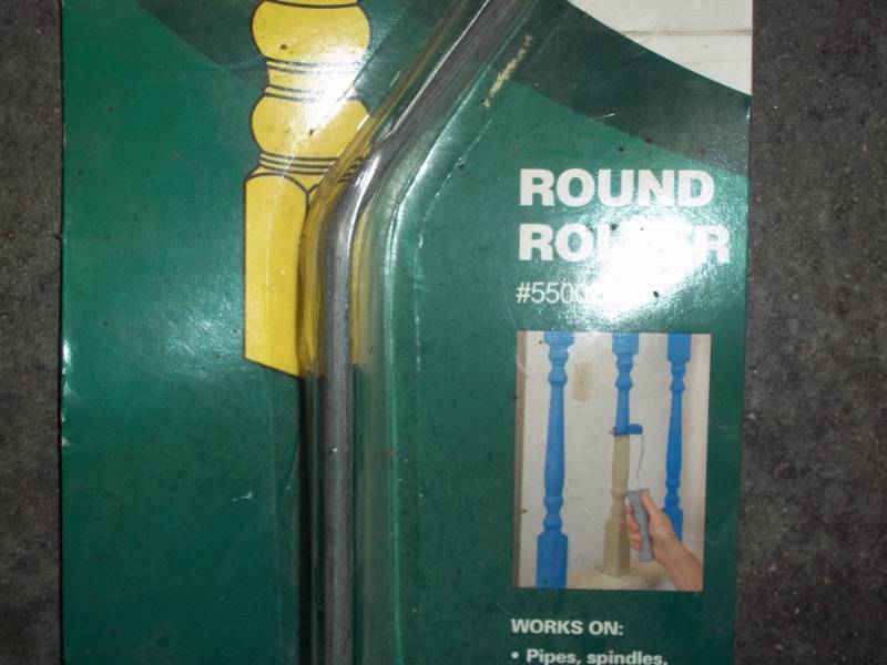 New round paint roller