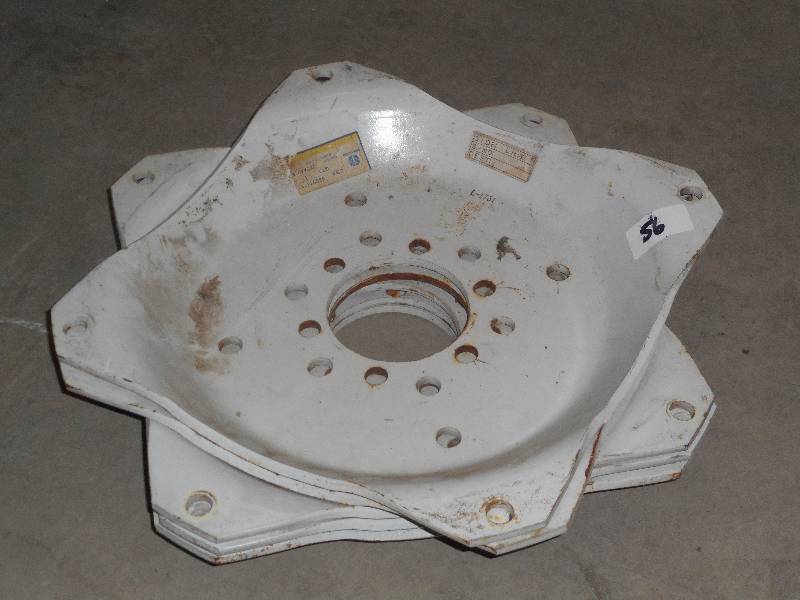 lot 56 image: (5) New Holland Universal Rim Cente...