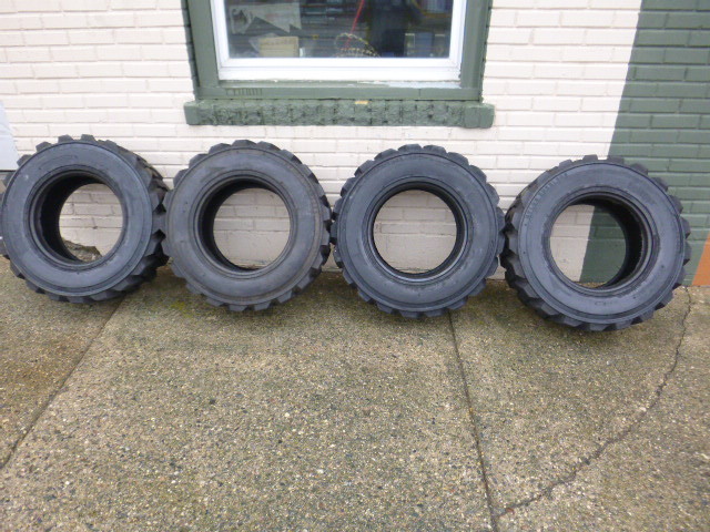 4 NEW Allied RBT Skidloader Tires