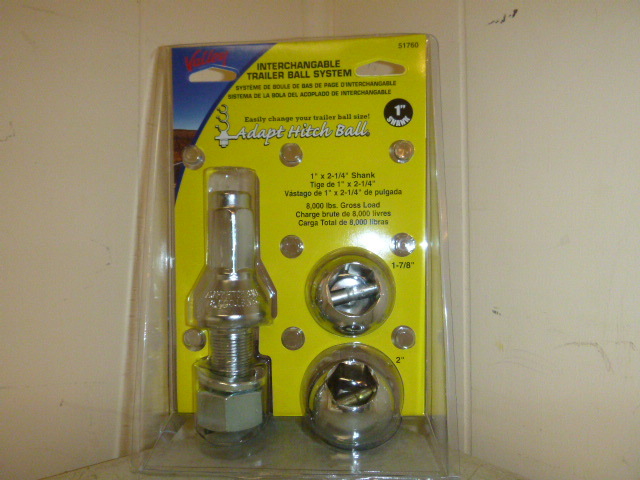 Valley Interchangeable Trailer Ball System