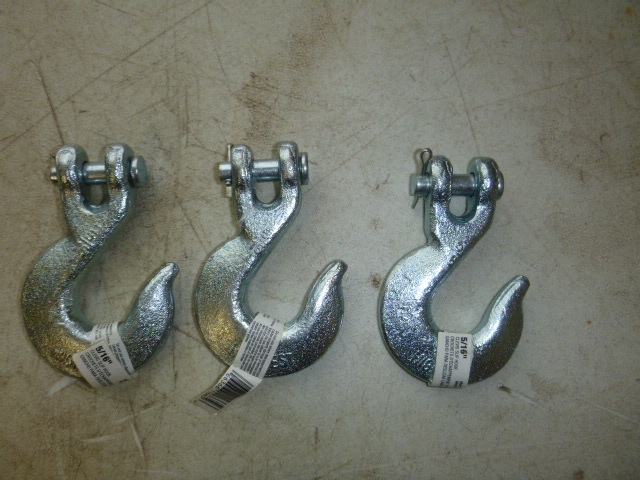 3 Clevis Slip Hooks