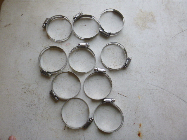 10 Hose Clamps