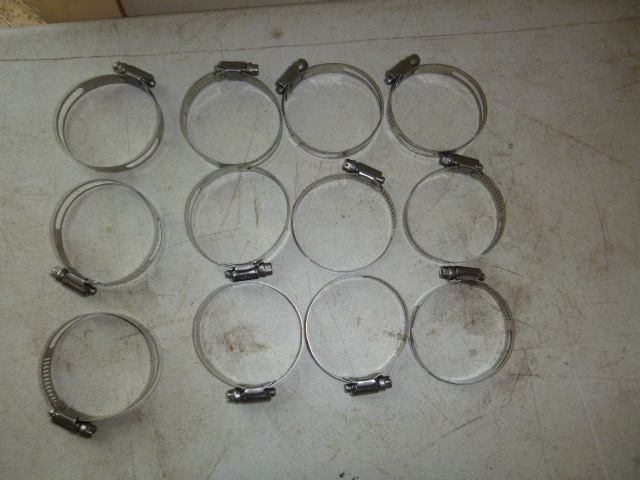 12 Hose Clamps
