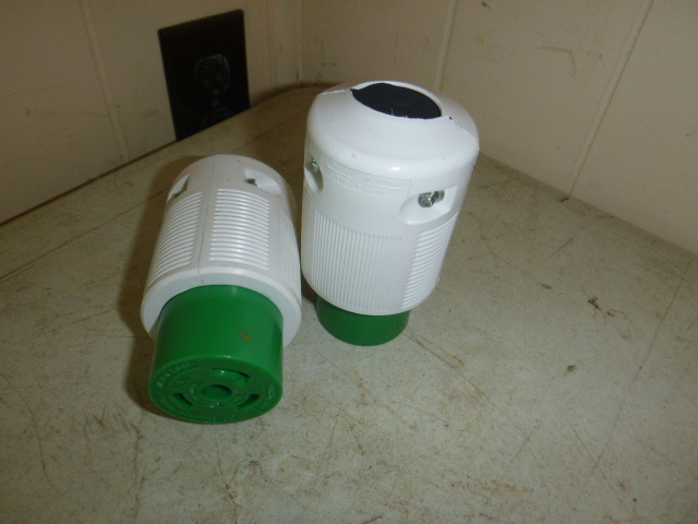 2 Female 220 Single Phase 30 Amp Plugs