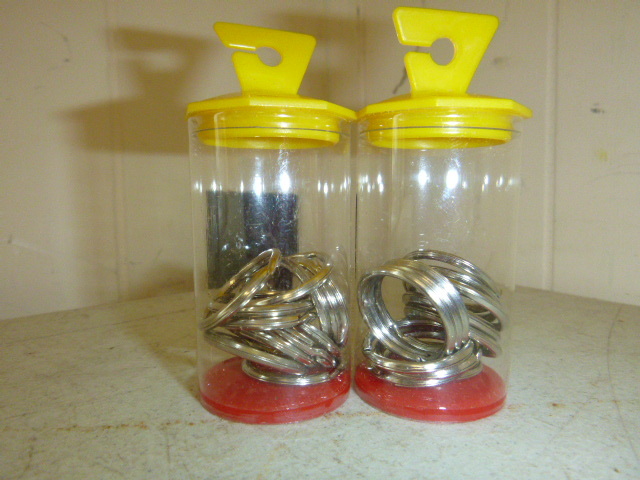 2 Containers of Key Rings