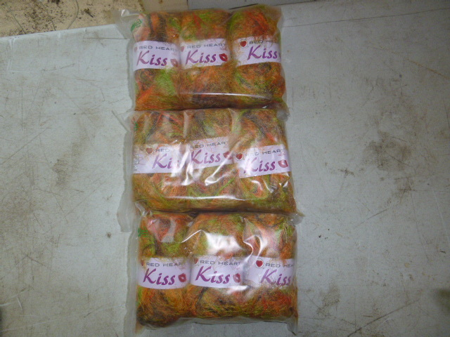 3 Packs of Red Heart Kiss Yarn