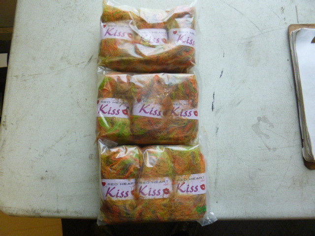 3 Packs of Red Heart Kiss Yarn