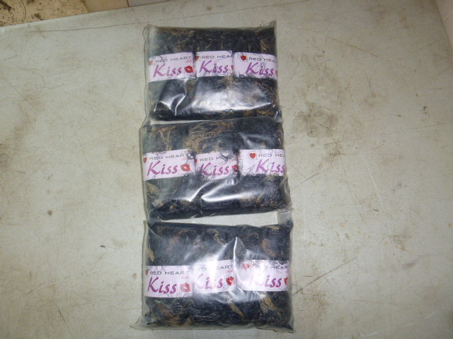 3 Packs of Red Heart Kiss Yarn