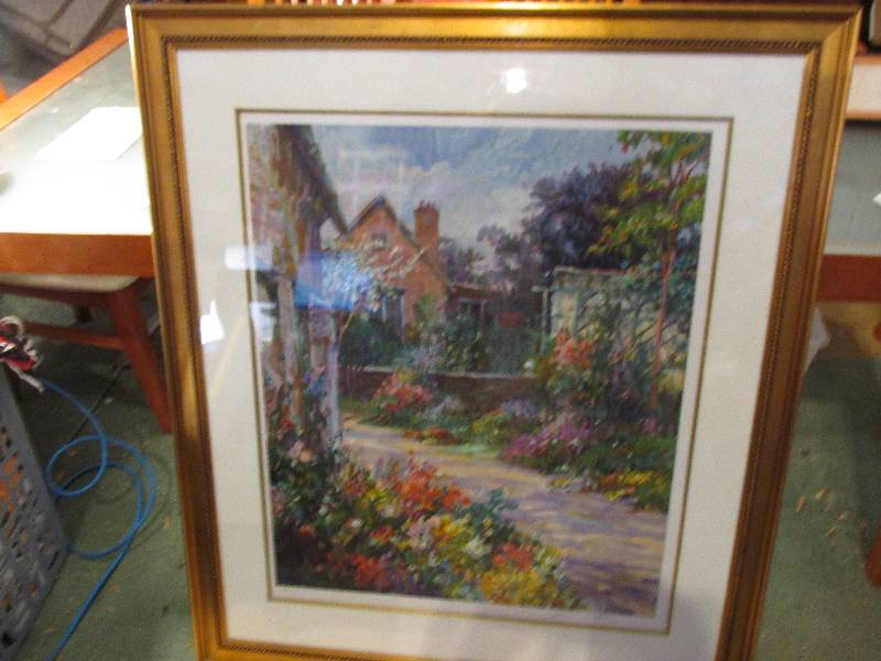 Chichester Garden framed print, sig...