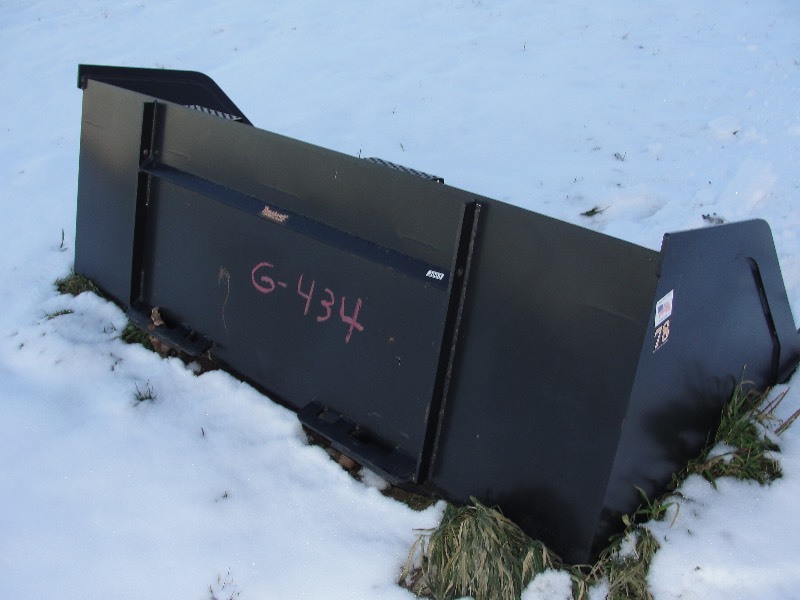 New 78 Universal Quick Attach Snow and Material Bucket