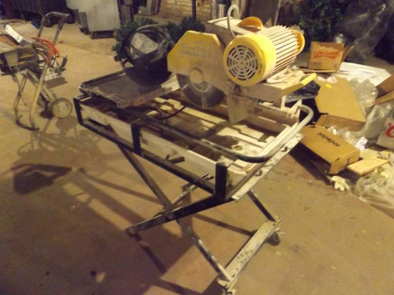 Wet Tile Saw