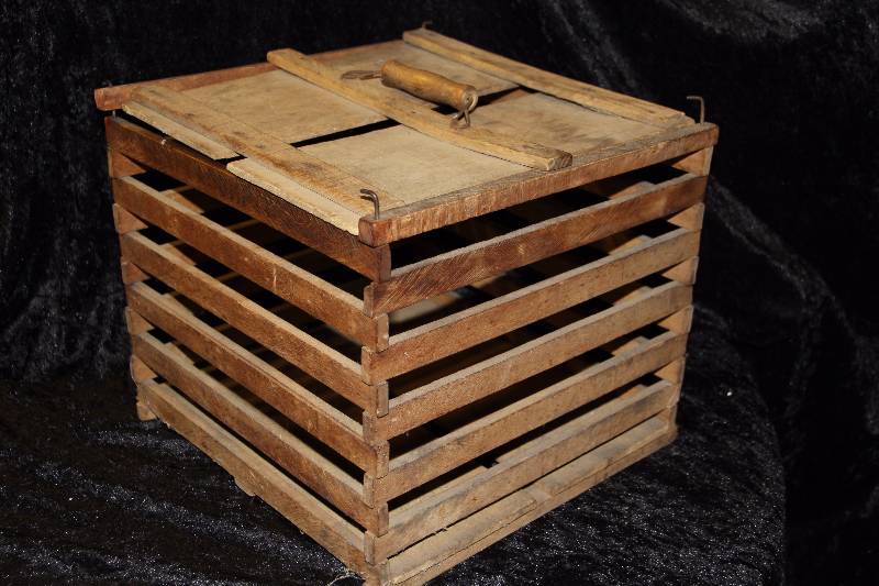 Antique chicken crate
