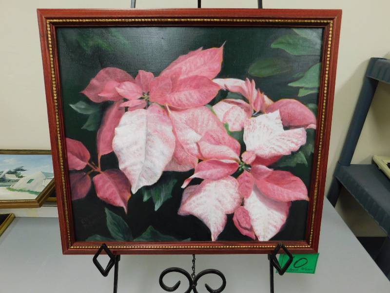 lot 10 image: New Breed   16 x 14    Painted by Eleanor McIntosh, a local professional artist.